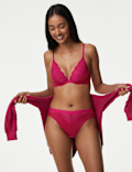 Ines Satin High Leg Knickers