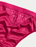 Ines Satin High Leg Knickers