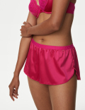 Ines Satin Low Rise French Knickers