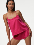 Ines Satin Low Rise French Knickers