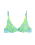 Emilia Embroidered Wired Plunge Bra