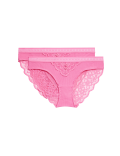 2pk Ebba Ribbed Bikini Knickers