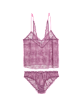 Anna Lace Camisole & French Knickers Set