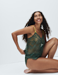 Anna Lace Camisole & French Knickers Set
