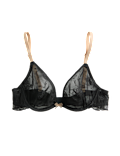 Helena Embroidered Wired Plunge Bra (A-E)