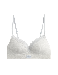 Juni Cotton Rib Non Wired Plunge Bra (A-E)