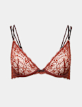 Ida Lace Wired Plunge Bra (A-E)
