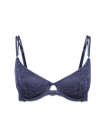 Ida Lace Wired Demi Cup Bra (A-E)