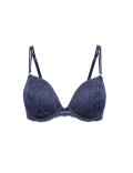 Ida Lace Wired Push-Up Plunge Bra (A-E)