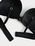 Ida Lace Wired Push-Up Plunge Bra (A-E)