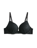 Ida Lace Wired Push-Up Plunge Bra (A-E)
