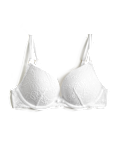 Ida Lace Wired Push-Up Plunge Bra (A-E)