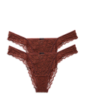 2 Pack Ida Lace Miami Knickers