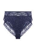 2 Pack Ida Lace High Waisted High Leg Knickers
