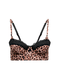 Clara Papertouch Leopard Longline Balcony Bra (A-E)
