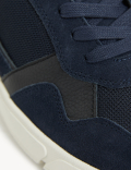 Suede Lace Up Trainers