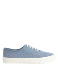 Canvas Lace Up Pumps