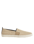 Canvas Slip-on Pump Shoes