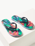 Floral Print Flip-flops