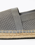 Knitted Mesh Espadrilles