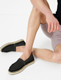 Knitted Mesh Espadrilles