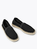 Knitted Mesh Espadrilles