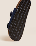 Suede Slip-On Sandals