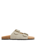 Suede Slip-On Sandals