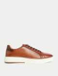 Airflex™ Leather Lace Up Trainers