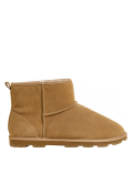 Suede Slipper Boots