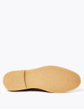 Leather Crepe Sole Chelsea Boots