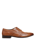 Leather Almond Toe Brogues