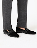 Suedette Patent Ribbon Loafers