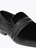 Suedette Patent Ribbon Loafers