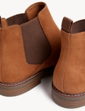 Suedette Chelsea Boots