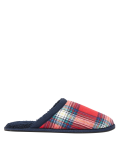 Checked Mule Slippers