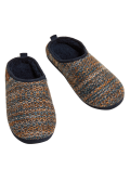 Fur Lined Knitted Mule Slippers