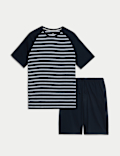 Pure Cotton Striped Pyjama Set