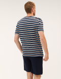 Pure Cotton Striped Pyjama Set