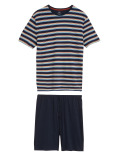 Pure Cotton Striped Pyjama Set