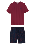 Pure Cotton Bike Print Pyjama Set