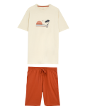 Pure Cotton Sunset Graphic Pyjama Set