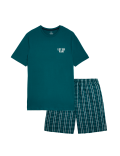 Pure Cotton Let Me Nap Slogan Pyjama Set
