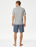 Pure Cotton Checked Pyjama Set