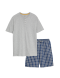 Pure Cotton Checked Pyjama Set