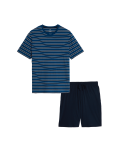Pure Cotton Striped Pyjama Set