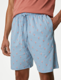 Pure Cotton Flamingo Print Pyjama Set