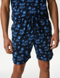 Pure Cotton Tropical Print Pyjama Set