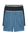 2-Pack Pure Cotton Jersey Pyjama Shorts