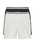 2-Pack Pure Cotton Jersey Pyjama Shorts